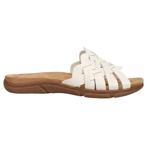 Easy Spirit Womens Marsha Slide Casual Sandals Casual - White