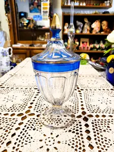 Heisey #465 Glass Lidded Candy Jar