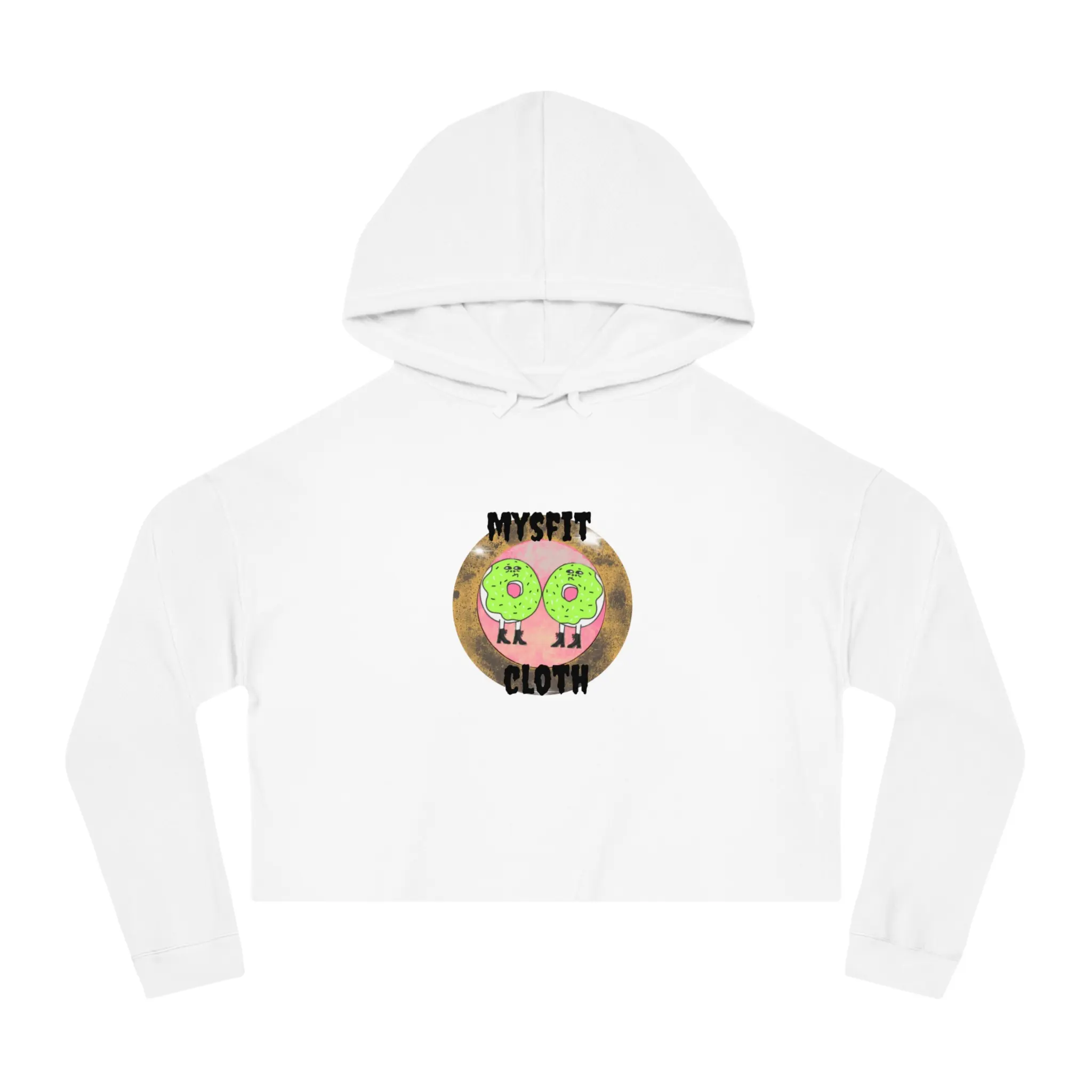 Dougnuts Women’s Cropped Hooded Sweatshirt