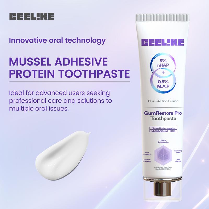 CEELIKE｜MSDRWIKEY 2-Piece Oral Care Toothpaste Set- Cleans Teeth, Repairs Enamel, Relieves Discomfort & Long-Lasting Fresh Breath