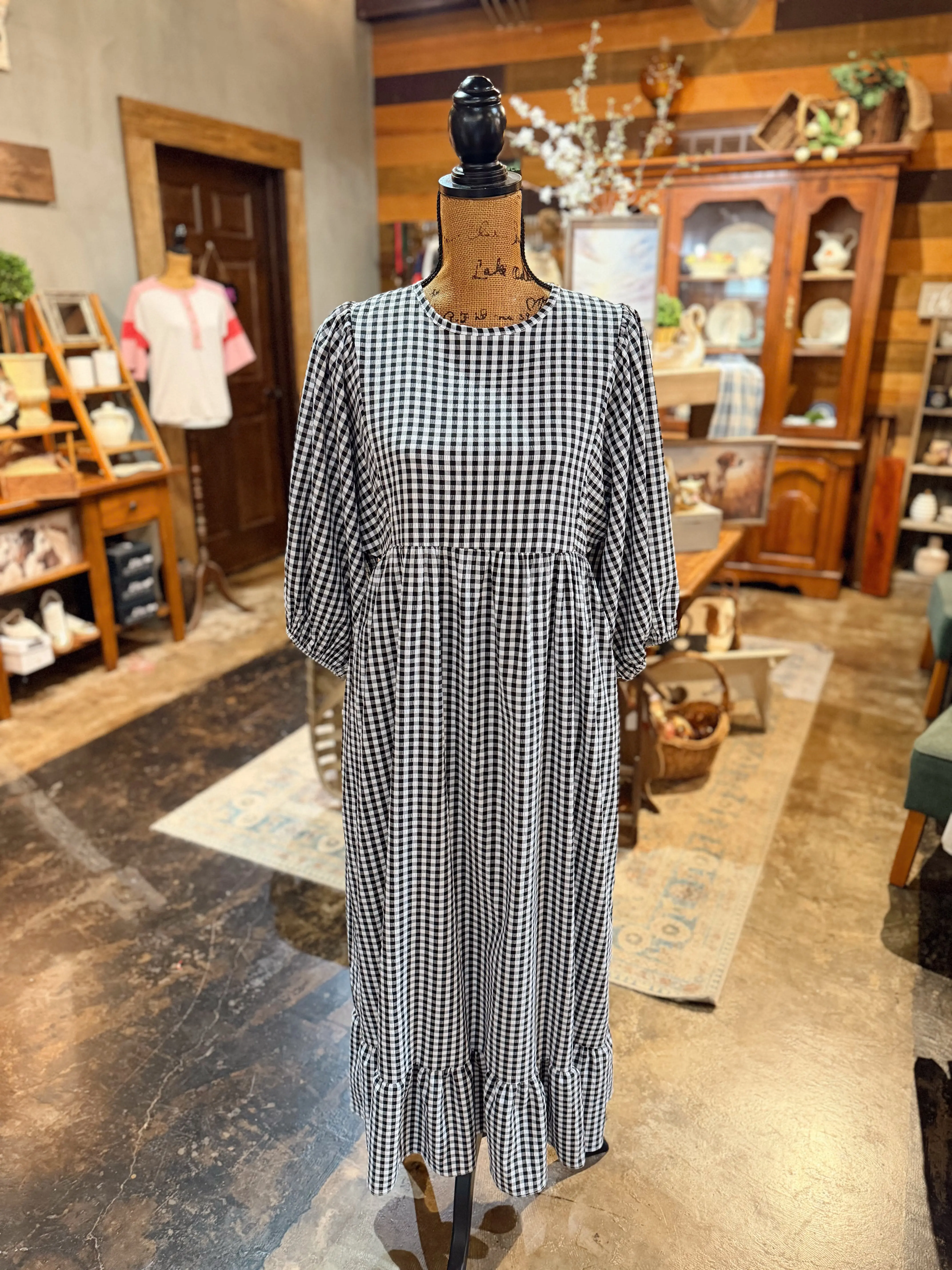 The Camden Gingham Dress • Going Fast