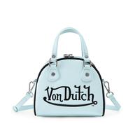 Light Blue and Black Two-Tone Bowling Bag