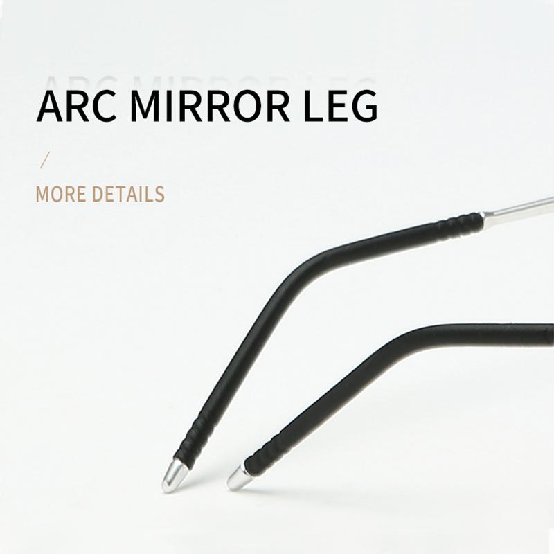 Rimless Reading Glasses - HD Anti-Blue Light Photochromic Lenses, Frameless Readers for Men & Women, Lightweight, Transition Clear to Dark in Sunlight