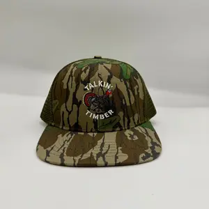 Green Leaf Mesh Vintage Turkey Hat