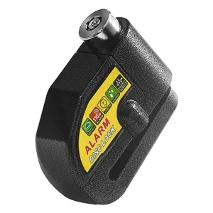 Motorcycle Alarm Disc Brake Lock, Motorcycle Locks Anti-Theft Security Wheel Disc Lock Waterproof 110dB Alarm Sound for Motorbike Bike Scooter