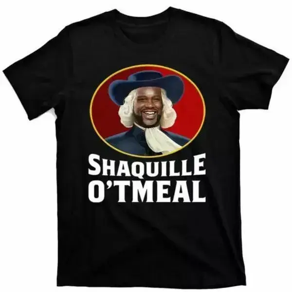 Shaquille O'tmeal Shirt, Fun T Shirts Adult unisex T-shirt |   Soft Heavyweight Graphic Tee,Unisex T shirt Daily Holiday Shirts