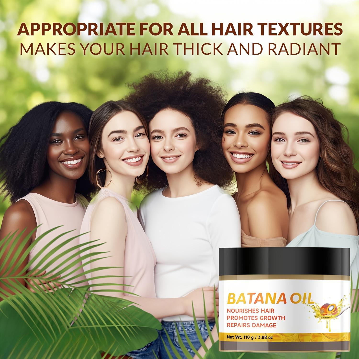 Batana Hair Growth Oil  Moisturize & Strengthen – Perfect Valentine’s Gift, Prevent Hair Loss, Restore Dry Damaged Hair 110g / 3.88oz