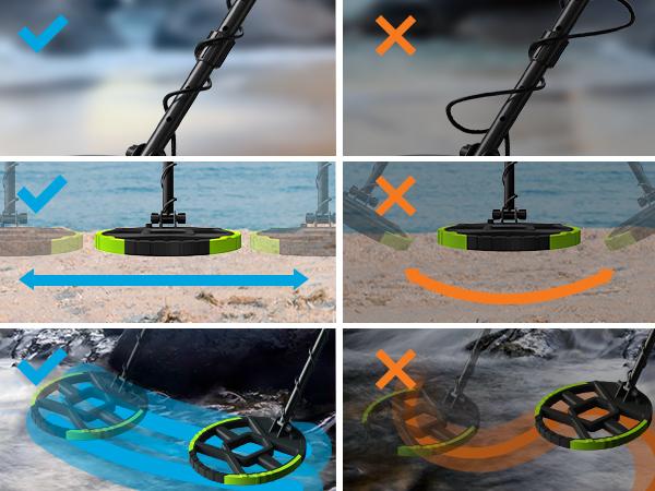 [3 OFF] Best Gift GoGonova Waterproof Metal Detector for Adults & Kids, with High Accuracy Lightweight 8" Search Coil, All Metal & Disc Modes Tool Portable