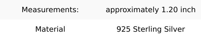 Sterling Silver Guitar Pendant