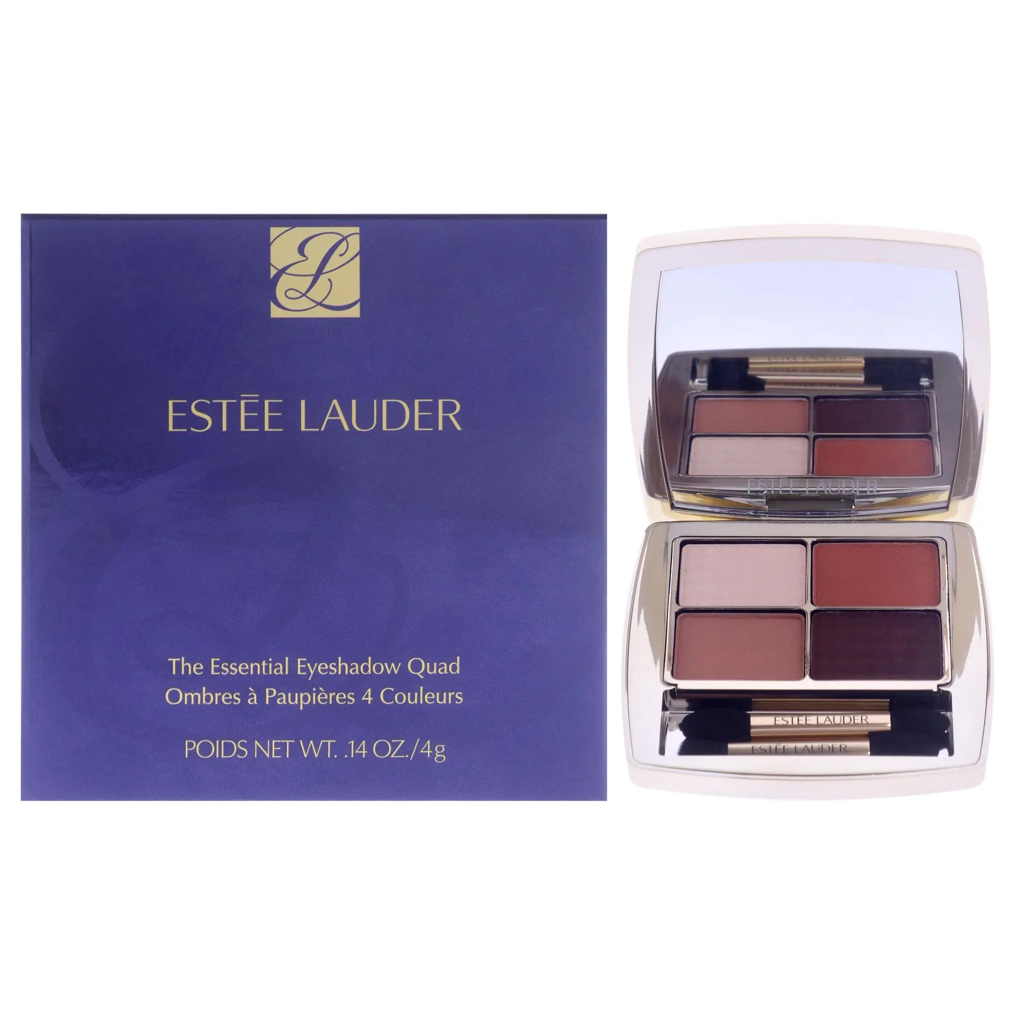 Estee Lauder Women's Essential Makeup Eyeshadow Quad - Gallery Hop, 0.14 oz Eye Shadow