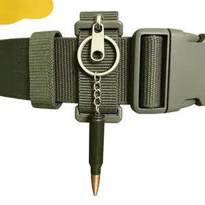 【Free gift: keychain.】Cool Bullet Design Key Ring | Fashion Bag Hanging OrnamentCannot be forcibly opened.
