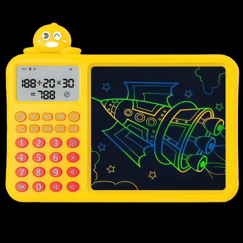 Interactive STEM Math Toy for Kids,Fun Electronic Learning Game to Erase & Practice Addition Subtraction Multiplication Division,Build Thinking & Calculation Skills,,Perfect Educational Gift for Home or Travel