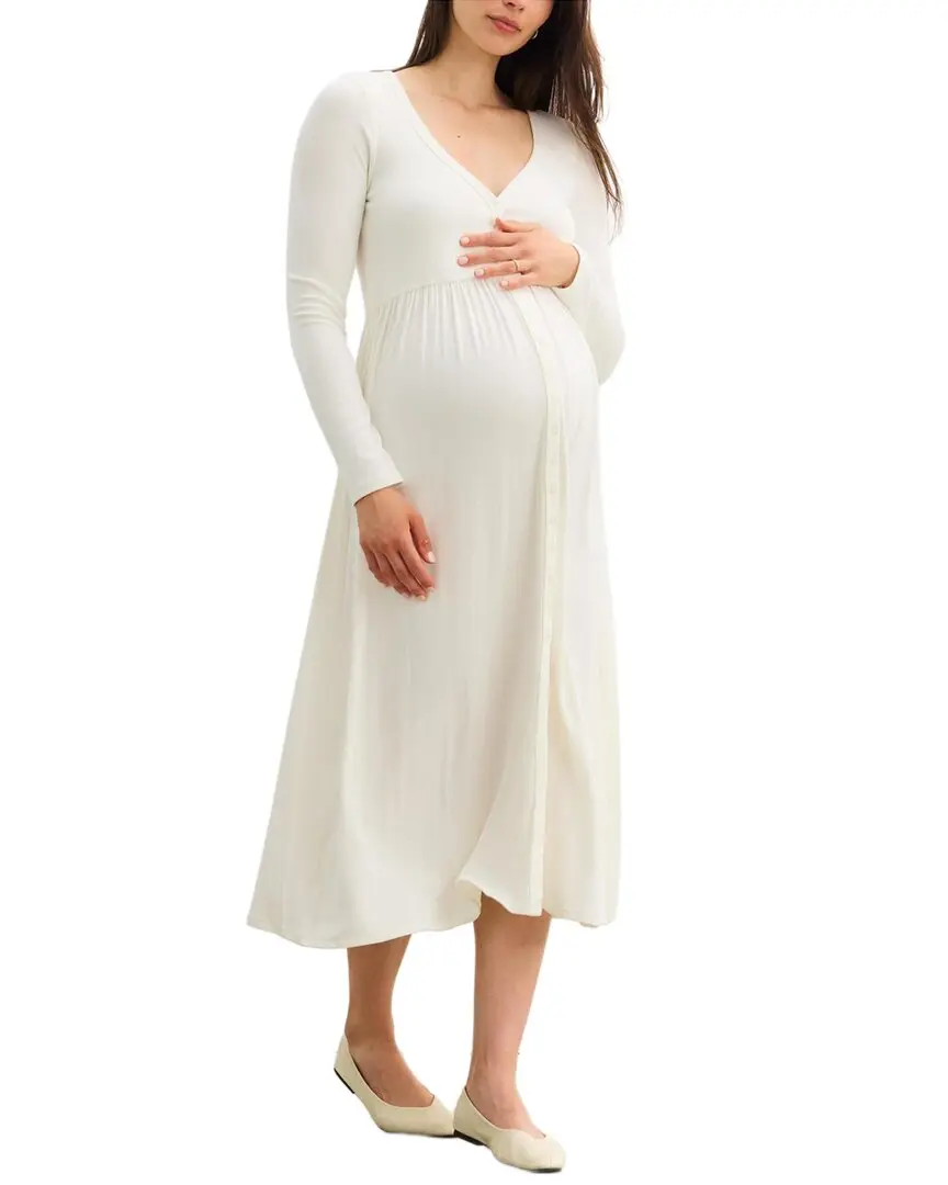 Hatch The Softest Rib Nursing Dress