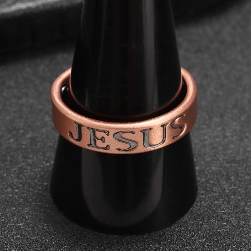 Handcrafted Cross-Shaped 99.99% Pure Copper Ring with Magnetic Properties - Perfect Gift for Boyfriend Girlfriend Family & Friends
