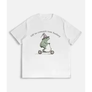 Funny Weirdcore Sayings Cotton Short-Sleeve Graphic T-Shirt, Sarcastic Unique Clothes for Adults, Women's Clothes Party Accessory Tee
