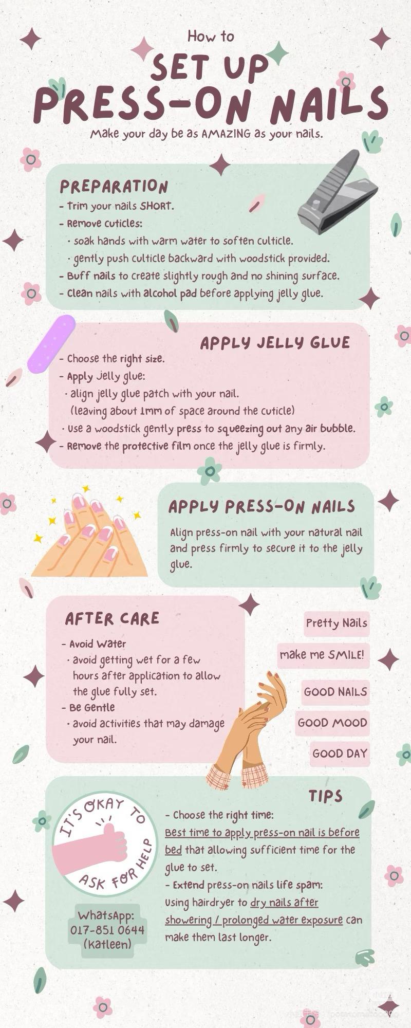 [LIVE] Handmade Press-On Duck Nails