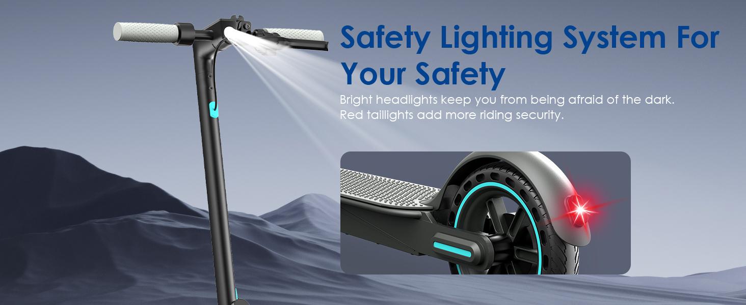 D8 Foldable Electric Scooter for Adults & Teens, 350W Motor, 19 MPH Top Speed, 15-18 Miles Range, 8.5" Solid Tires, APP Control, Portable Commuting Scooter