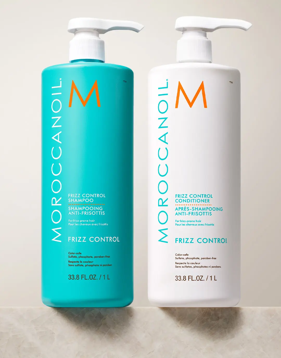 Frizz Control Shampoo & Conditioner Liter Bundle for Frizz-Prone Hair Frizz Control Shampoo & Conditioner Liter Bundle for Frizz-Prone Hair