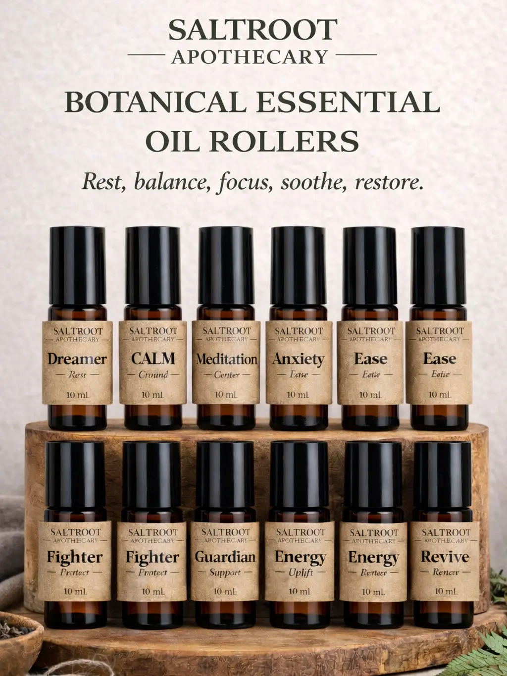 Aromatherapy Roll-On Body Oils