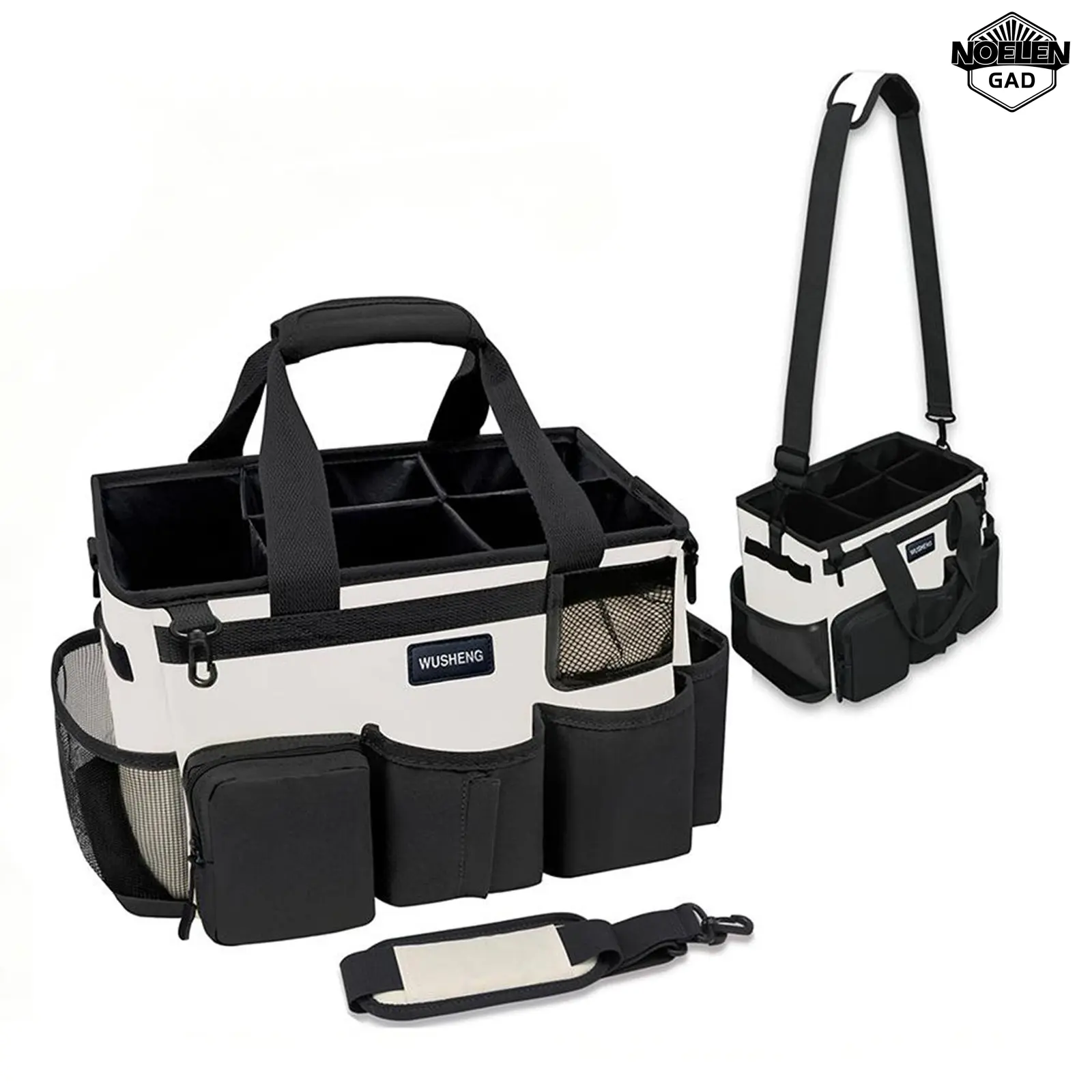 Noelen Gad NCleaning Bag Portable Large Capacity Storage Bag Wearable Cleaning Bag Cleaning Supplies Handbag