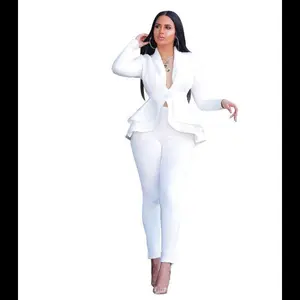 Ruffle air layer casual fashion uniform casual wear suit