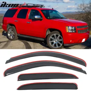 Smoke Window Visors Guards for Chevrolet Tahoe GMC Yukon 2007-2014 Acrylic