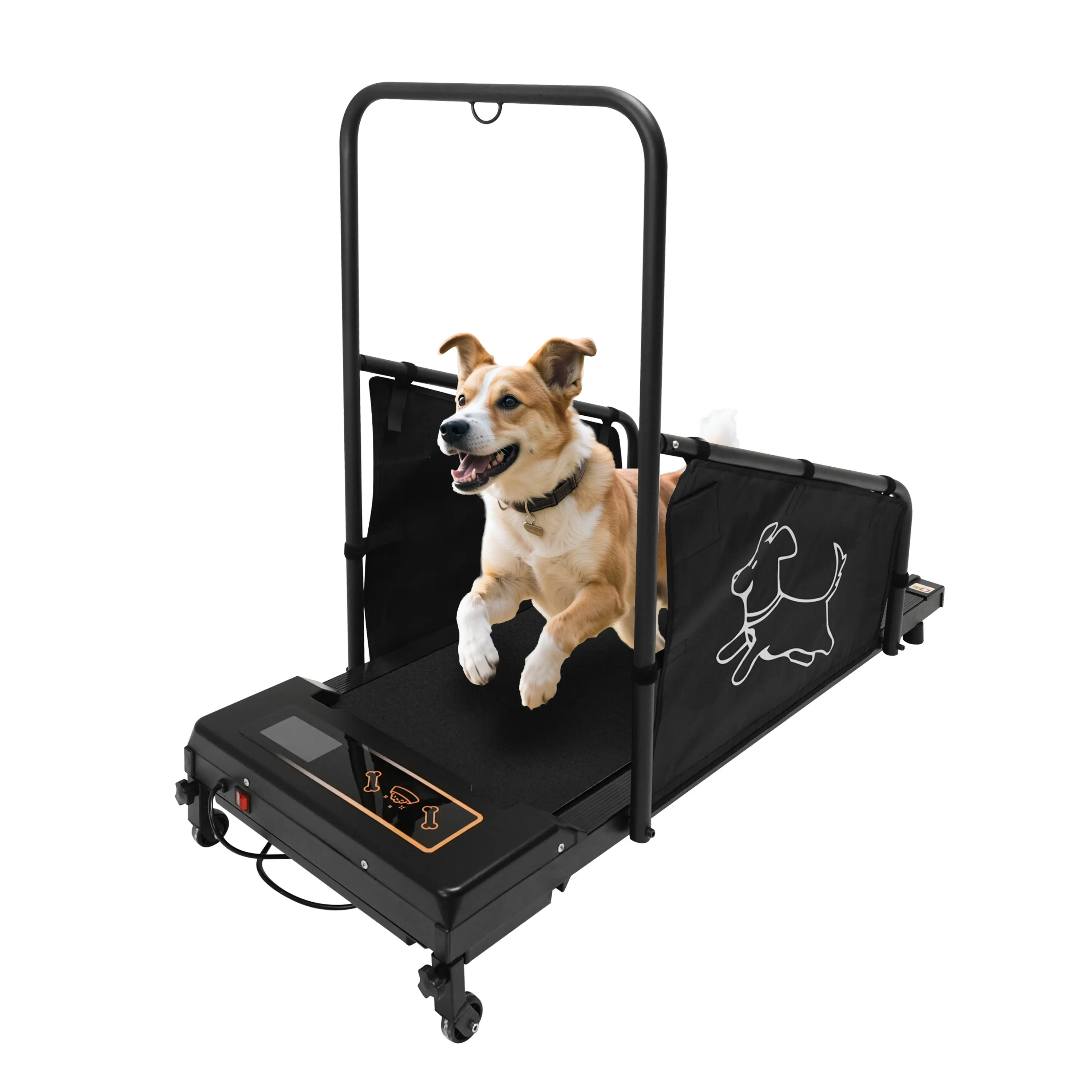 Mersco Dog Treadmill for Medium Dogs - Large Running Belt 37.5"x15" - Non-Slip Foot Pads - LED Display - Remote Control - Home Use - Ideal for High-Energy Breeds, Home Fitness Equipment, Home Gym Treadmill