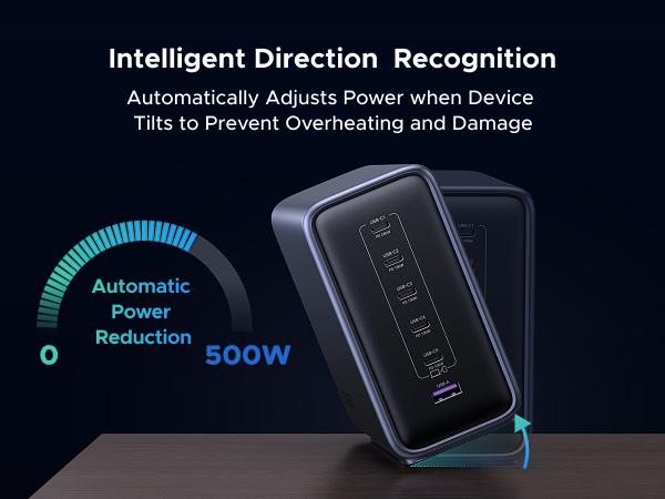 UGREEN Nexode 500W GaN Fast Charging Station - 6 Ports USB-C & USB-A, 240W Single Port, Smart Temperature Control, Space-Saving Design, for Laptops, Phones, and More，TikTokShopBlackFriday ,TikTokShopHolidayHaul