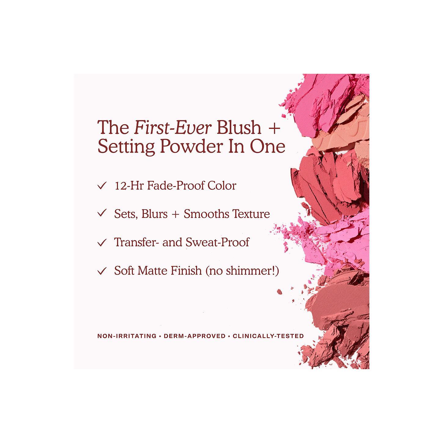 Tower 28 Getset Blur + Set Matte Powder Blush in Long Beach Iced Tea