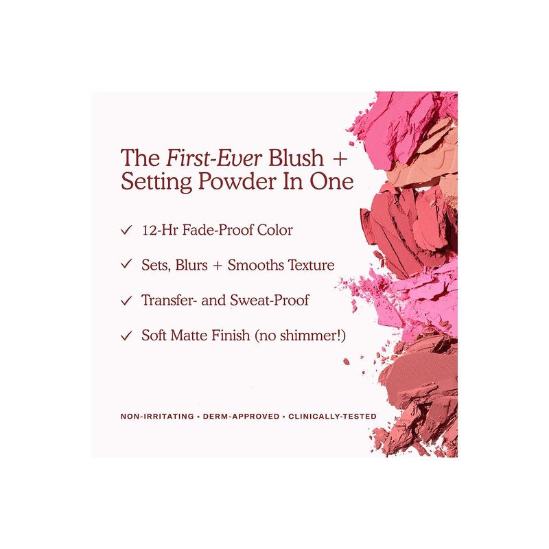 Tower 28 Getset Blur + Set Matte Powder Blush in Long Beach Iced Tea