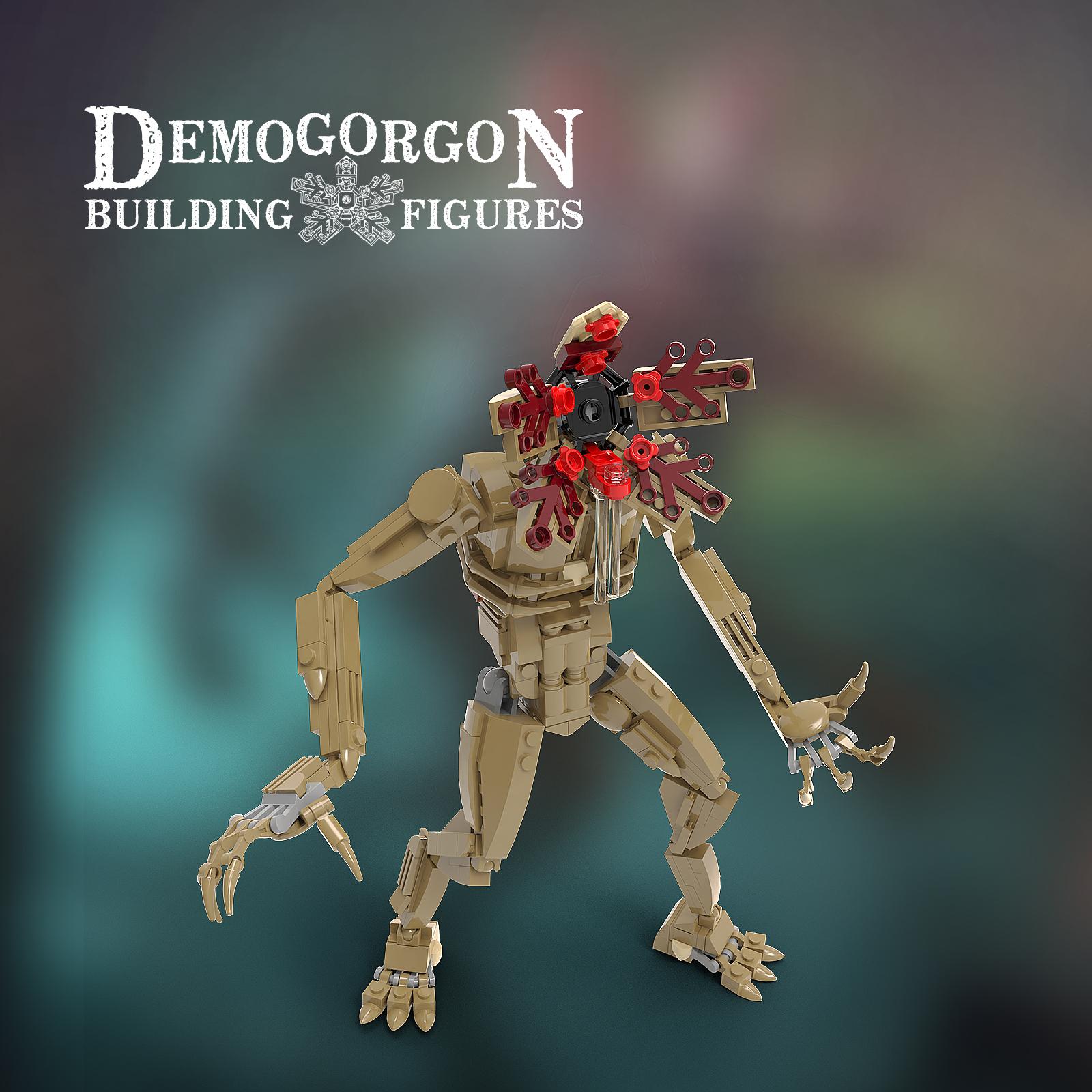 BUILDIFY Demogorgon Horror Monster Building Block Figure Stranger Things Hades Themed Collectible Model Pre-assembled Handheld Toy for Fans