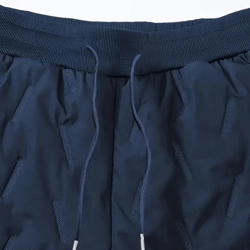 Men's 3 Pack Warm Pants Heavyweight Thermal Cotton Trousers with Drawstring Waistband, Black Cold Resistant Winter Long Pants for Daily and Formal Wear with Side Pockets Suitable for Office Work and Outdoor Activities