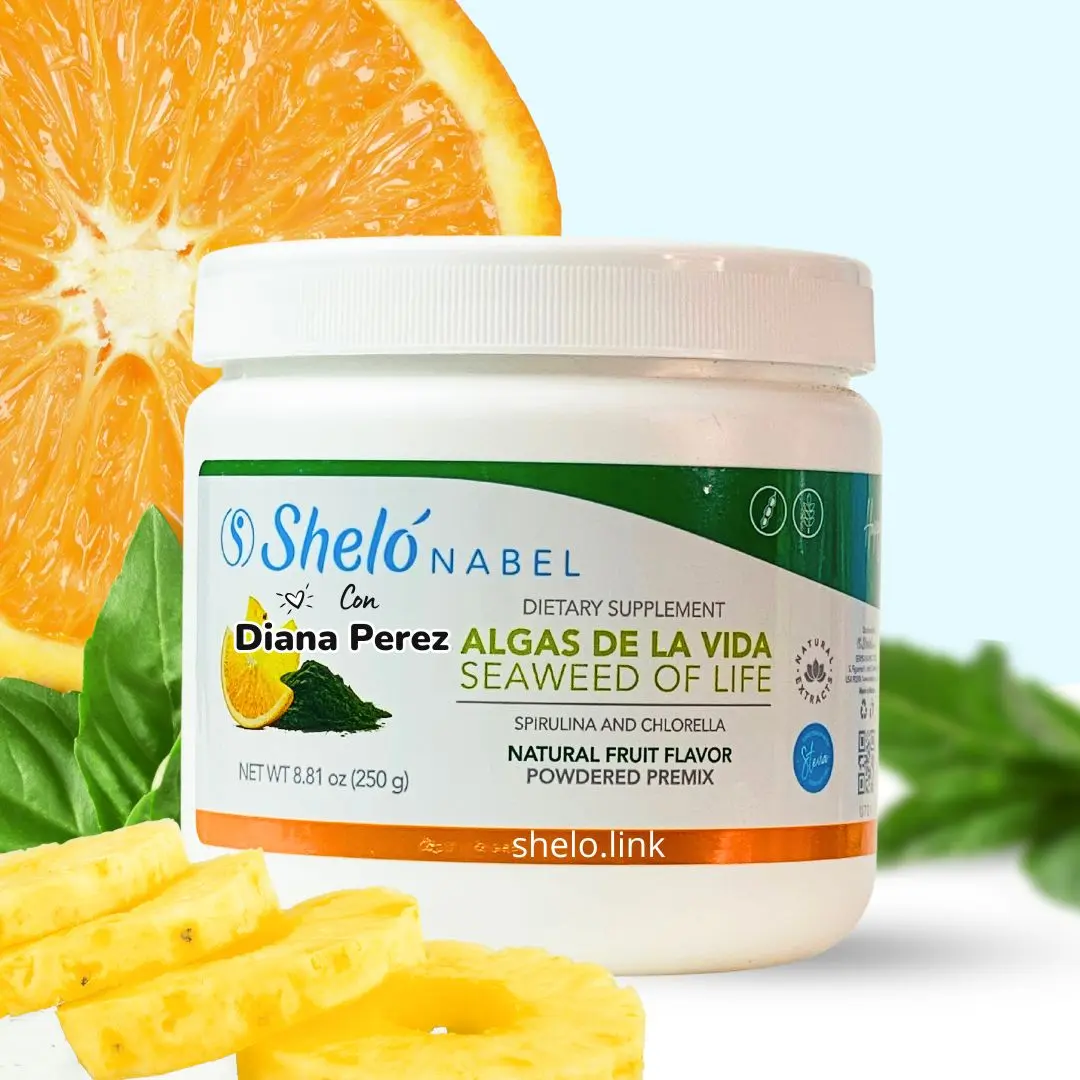 Shelo Nabel USA Algas de La Vida Spirulina Chlorella Supplement