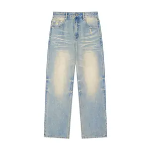 Reclaimed Supply Raw Hem Denim Jeans