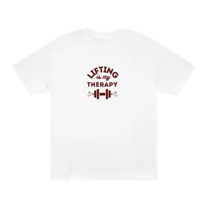 Lifting Is My Therapy T-Shirt | Weightlifting Barbell Fitness Tee