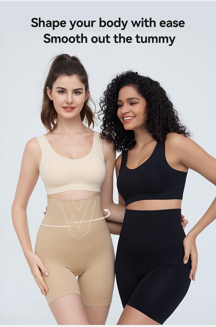 [2-Pack Fajas Colombianas Shaping Pants ] KKpeople Women's Tummy Control Butt-Lifting Shapewear, Sexy and Comfortable High-Waist Body Sculpting Garment Womenswear Compression