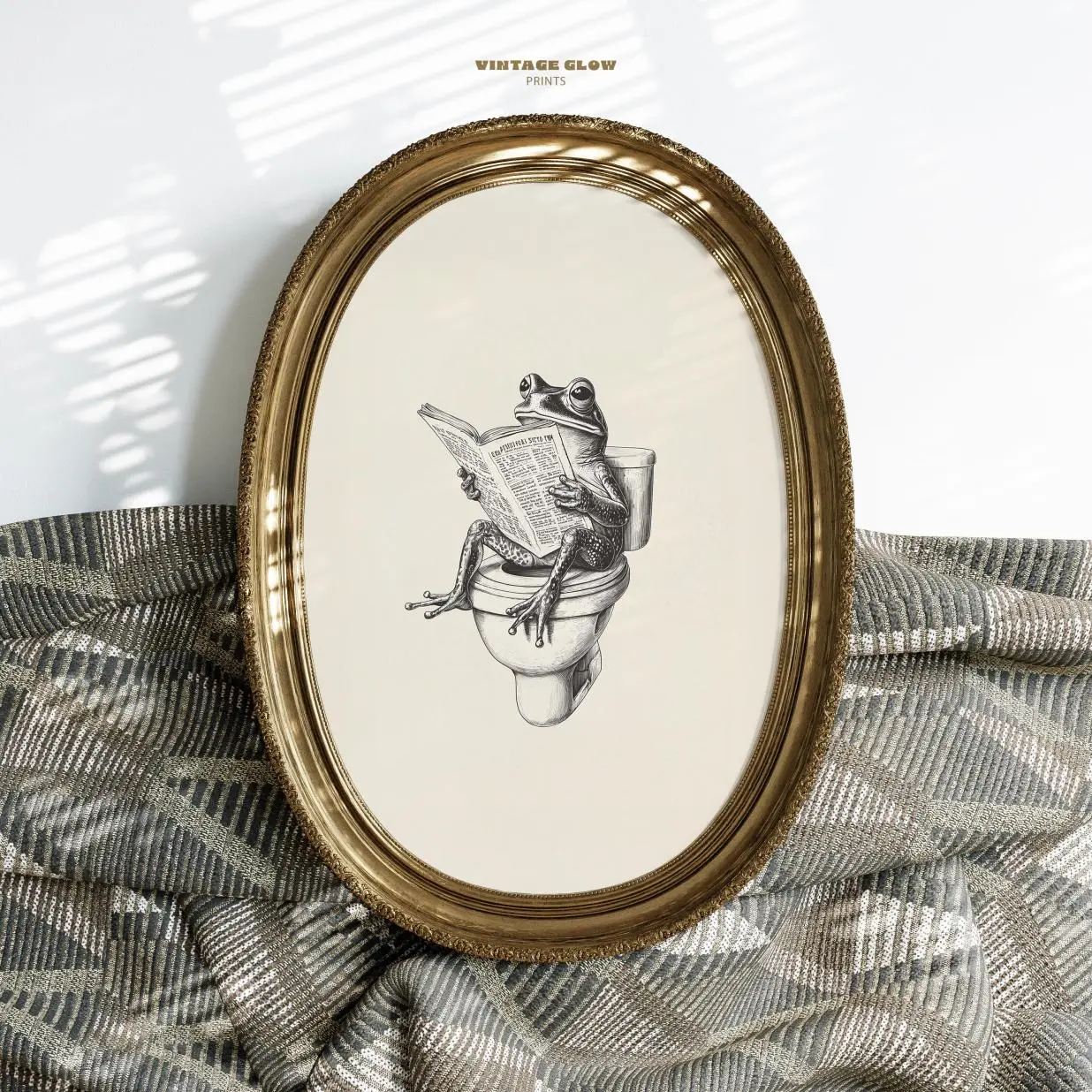 Retro Frog on Toilet Print | Quirky Bathroom Wall Decor | Playful Frog Artwork | Funny frog Wall Art, Retro Styles, Bring Back