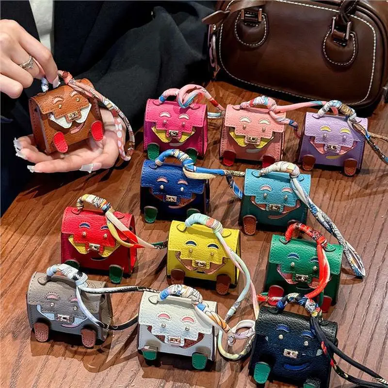 Mini Pendant Headphone Bag - Bag Charm, Backpack Charm, Keychain Accessory, Backpack Charms