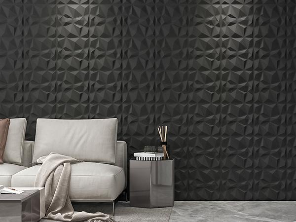 Art3d 33-Pack 11.8'' x 11.8'' Diamond Design 3D Wall Panel, Durable Waterproof Tiles for Home Decorative Living Room Modern Interior Installation