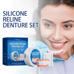 Cosmetic Denture Set | Dental Care for Filled Gaps & Perfect Smile with Comfortable Material