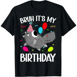 Brand Bdhjydb Dandy's World Birthday it's My Birthday Pebble Dandy's World T-Shirt Cotton Fabric Black Comfortable