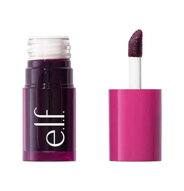 e.l.f. Sheer For It Blush Tint, Multi-Use, Long-Lasting Lip & Cheek Makeup, Creates A Natural Flush Finish, Vegan & Cruelty-Free, Mauve Actually