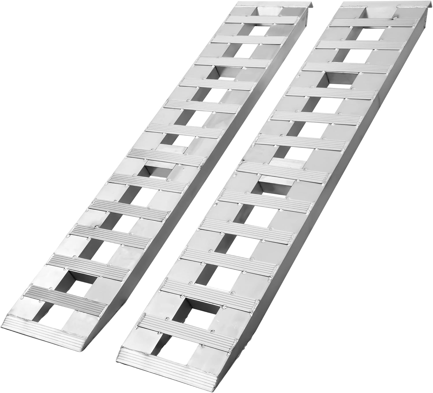 YITAMOTOR 2pcs 6000lbs 60" x 12" / 72" x 15" / 84" x 14" Aluminum Trailer Ramps, Heavy Duty Aluminum Trailer Ramps, Loading Ramps Car ATV Truck Auto Hauler Knife & Hook Ends YITAMOTOR 2pcs 6000lbs 60" x 12" / 72" x 15" / 84" x 14" Aluminum Trailer Ramps, Heavy Duty Aluminum Trailer Ramps, Loading Ramps Car ATV Truck Auto Hauler Knife & Hook Ends