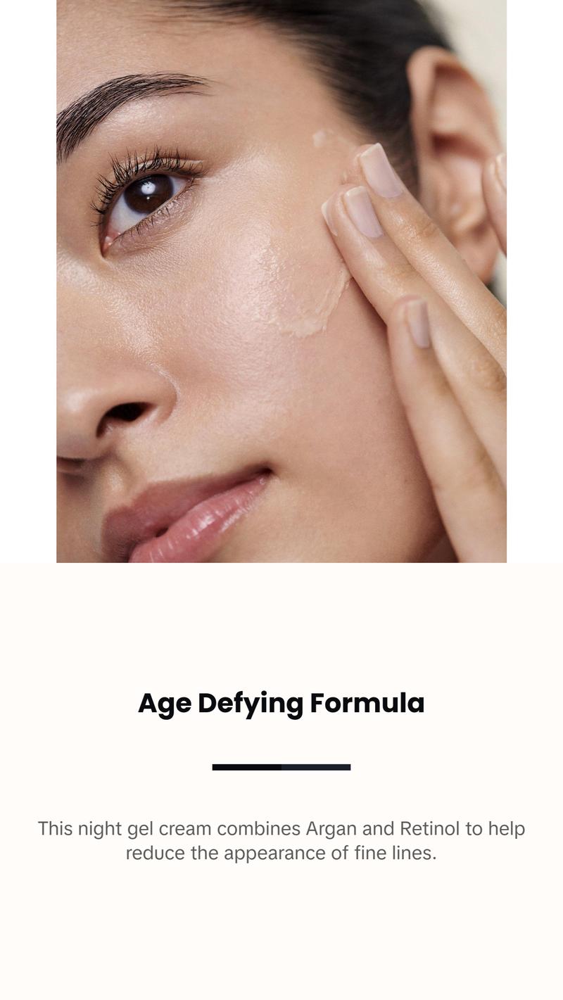Argan & Retinol Advanced Wrinkle Remedy Night Gel Cream
