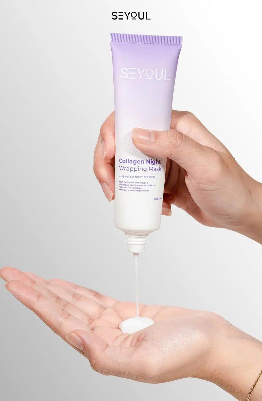 [GIFT] Seyoul Collagen Wrapping Mask 50ml – Firming & Hydrating 80% Fresh Collagen Korean Night Care for Radiant Skin With Niacinamile