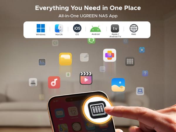 【LIVE ONLY】UGREEN NASync DH2300 2-Bay Desktop NAS, Support Capacity 60TB (Diskless), Remote Access, AI Photo Album, Beginner Friendly System, 4GB LPDDR4X RAM,1GbE, 4K HDMI, Network Attached Storage(Diskless),TikTokShopBlackFriday ,TikTokShopHolidayHaul