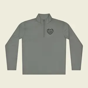 LWP Heart Unisex Quarter-Zip Pullover - Product Description Provided