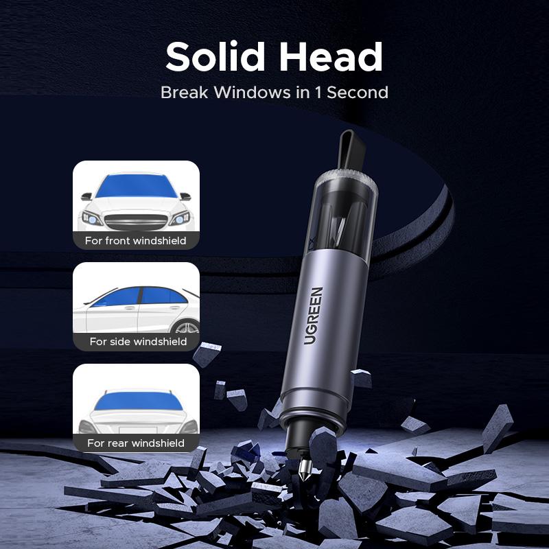 UGREEN 2-in-1 Car Window Breaker & Seatbelt Cutter,Upgraded Safe Hammer Glass Breaker Under Water, Car Hammer Seatbelt Cutter Window Breaker Emergency Escape Tool, Glass Breaker for New Cars– Must For Car-Emergency Escape Tool, TikTokShopHolidayHaul