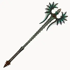 Munetoshi 48" Foam Dragon Sword Dogma Replica Flight Costume Wings Blade Draconic Cosplay Prop Green