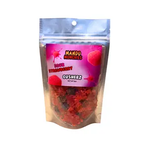 Mando Munchies Sour Strawberry Gusherz - Viral Sour Gusherz